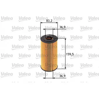 Filtre à huile VALEO 586537