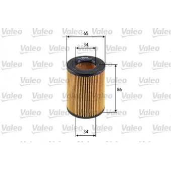 Filtre à huile VALEO 586547