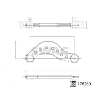 Bras de liaison, suspension de roue arrière SWAG 33 10 4442