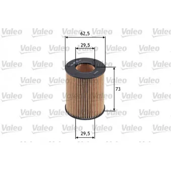 Filtre à huile VALEO 586554