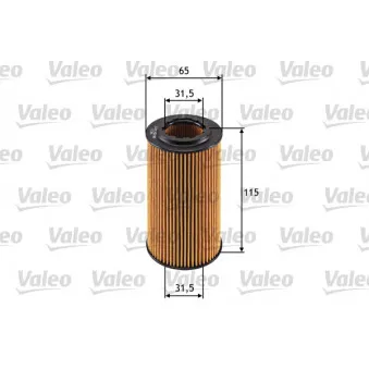 Filtre à huile VALEO 586556