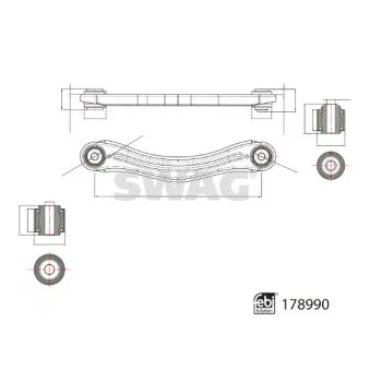 Biellette de barre stabilisatrice SWAG 33 10 4768