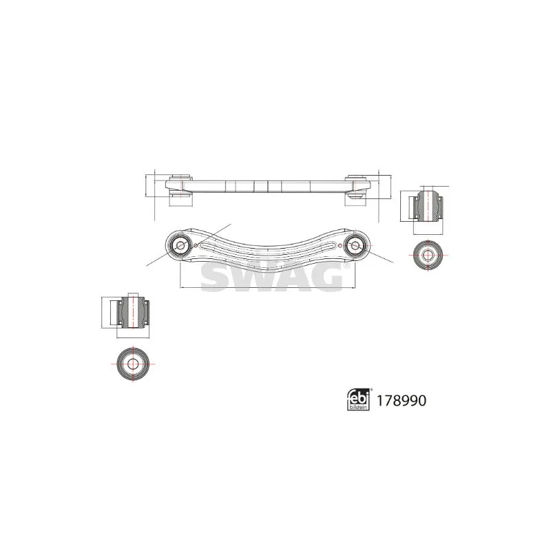 Biellette de barre stabilisatrice SWAG 33 10 4768