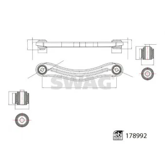 Biellette de barre stabilisatrice SWAG 33 10 4769