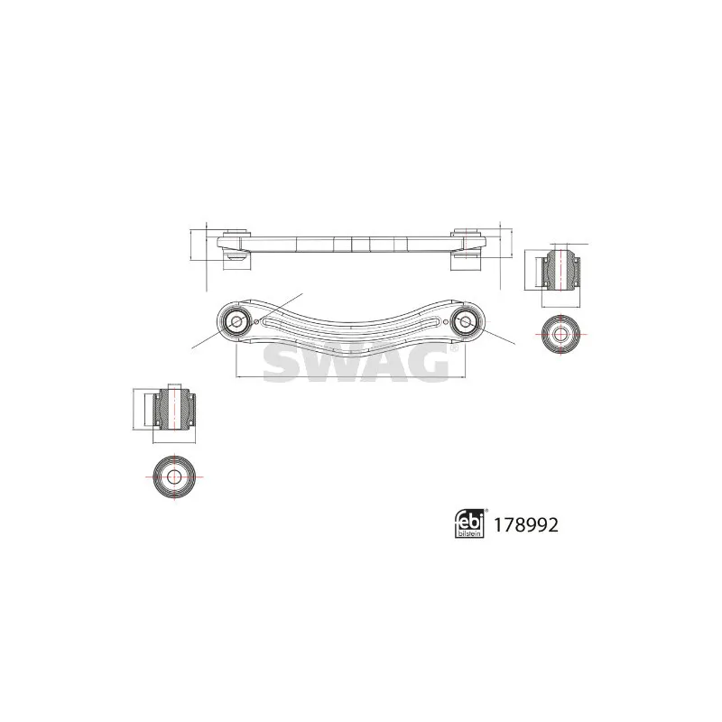 Biellette de barre stabilisatrice SWAG 33 10 4769