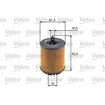 Filtre à huile VALEO 586563