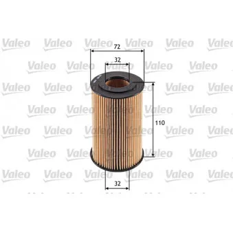 Filtre à huile VALEO 586565