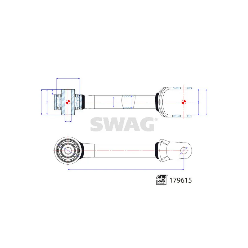 Bras de liaison, suspension de roue arrière SWAG 33 10 4985