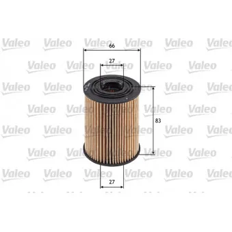 Filtre à huile VALEO 586569