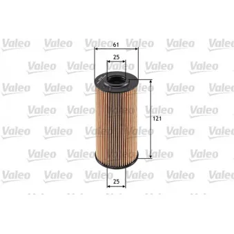 Filtre à huile VALEO 586578