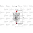 Filtre à carburant VALEO 587012 - Visuel 1