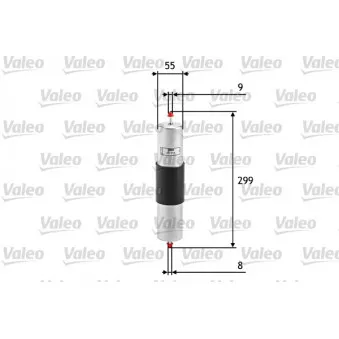 Filtre à carburant VALEO 587014
