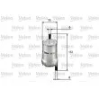 Filtre à carburant VALEO 587021 - Visuel 1