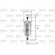 Filtre à carburant VALEO 587027 - Visuel 1