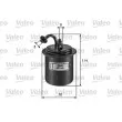 Filtre à carburant VALEO 587039 - Visuel 1