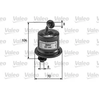 Filtre à carburant VALEO 587055