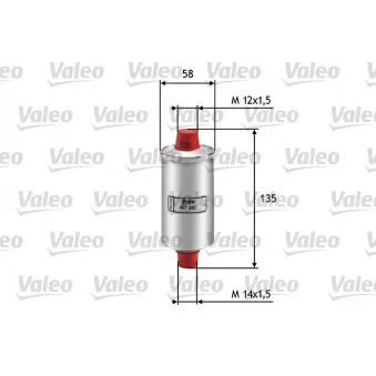 Filtre à carburant VALEO 587200
