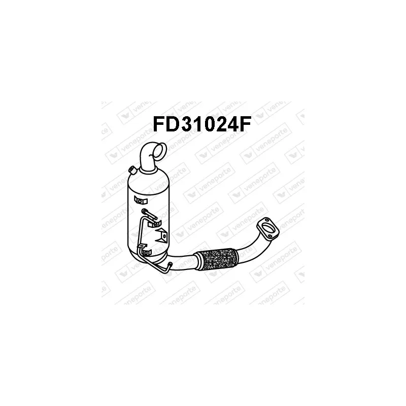 Filtre à particules / à suie, échappement VENEPORTE FD31024F