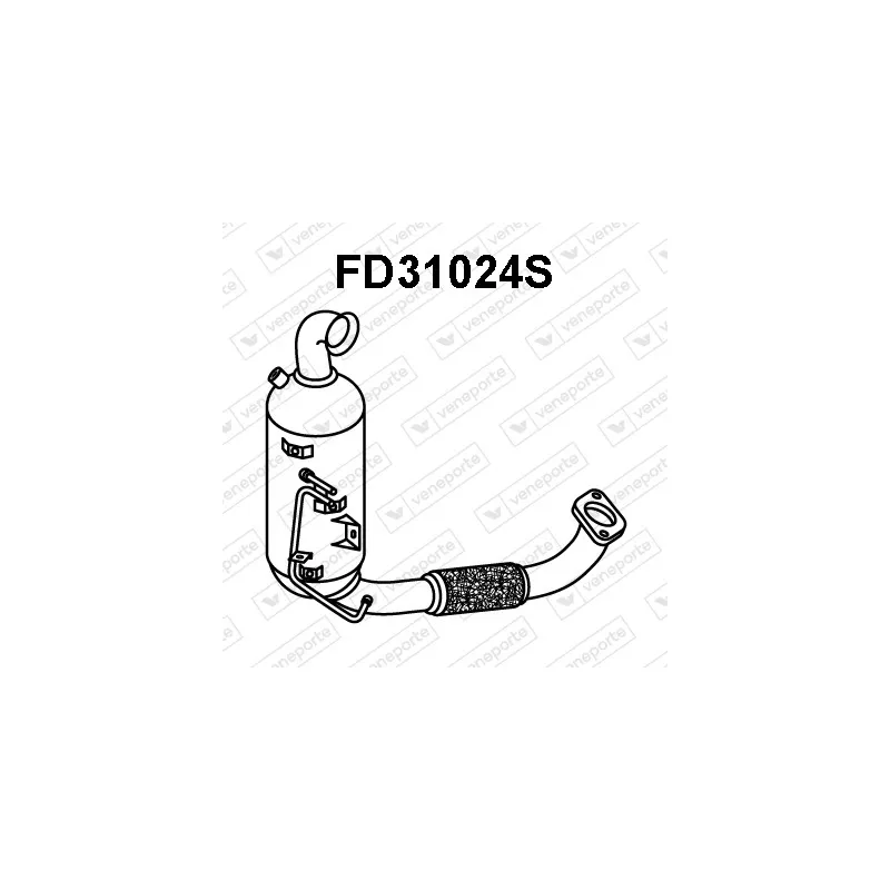 Filtre à particules / à suie, échappement VENEPORTE FD31024S
