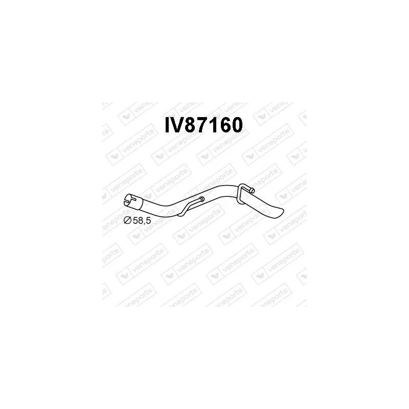 Tuyau d'échappement VENEPORTE IV87160