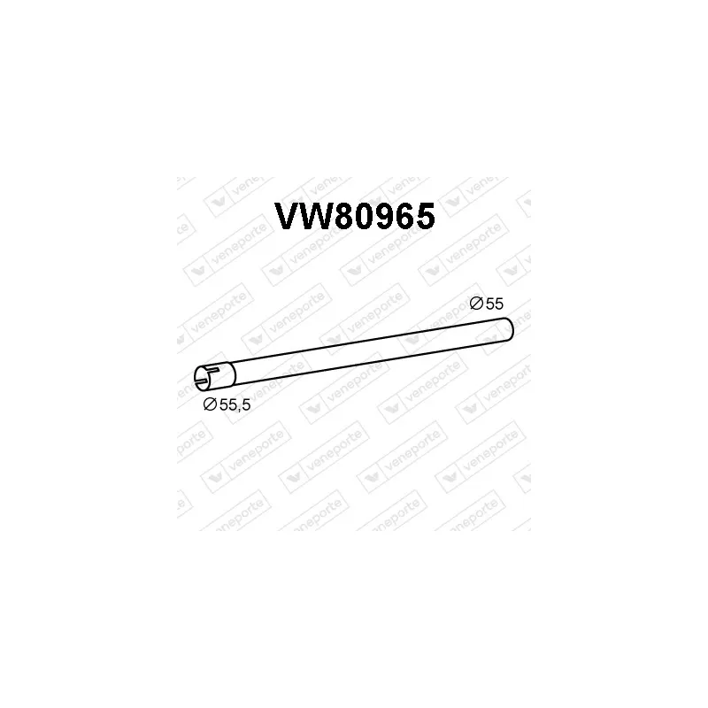 Tuyau d'échappement VENEPORTE VW80965