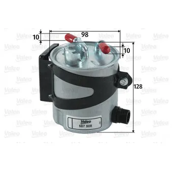 Filtre à carburant VALEO 587508