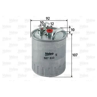 Filtre à carburant VALEO
