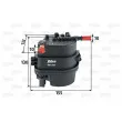 Filtre à carburant VALEO 587534 - Visuel 1