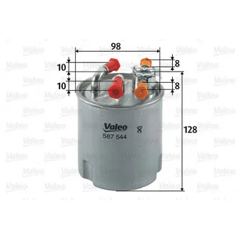Filtre à carburant VALEO 587544