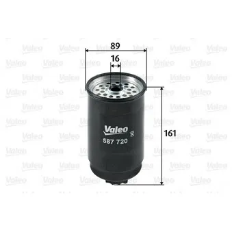 Filtre à carburant VALEO 587720