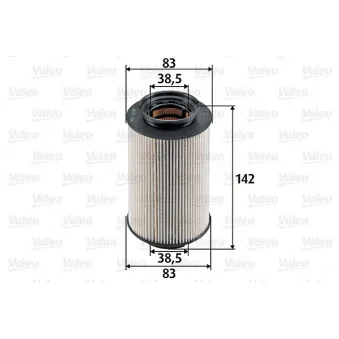 Filtre à carburant VALEO 587909