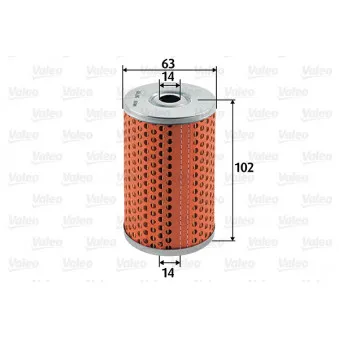 Filtre à carburant VALEO 587911