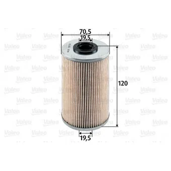 Filtre à carburant VALEO