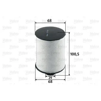 Filtre à carburant VALEO 587914