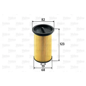 Filtre à carburant VALEO 587921