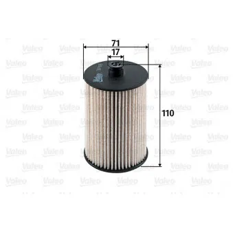 Filtre à carburant VALEO 587926