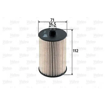 Filtre à carburant VALEO 587930