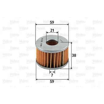 Filtre à carburant VALEO 587931