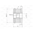 Poulie roue libre, alternateur VALEO 588003 - Visuel 2