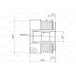 Poulie roue libre, alternateur VALEO 588007 - Visuel 2