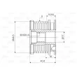 Poulie roue libre, alternateur VALEO 588014 - Visuel 2