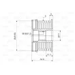 Poulie roue libre, alternateur VALEO 588018 - Visuel 2