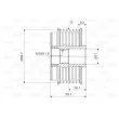 Poulie roue libre, alternateur VALEO 588021 - Visuel 2
