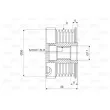 Poulie roue libre, alternateur VALEO 588022 - Visuel 2