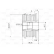 Poulie roue libre, alternateur VALEO 588028 - Visuel 2