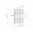 Poulie roue libre, alternateur VALEO 588032 - Visuel 2
