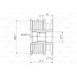 Poulie roue libre, alternateur VALEO 588034 - Visuel 2
