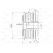 Poulie roue libre, alternateur VALEO 588050 - Visuel 2