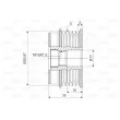 Poulie roue libre, alternateur VALEO 588051 - Visuel 2