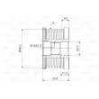 Poulie roue libre, alternateur VALEO 588056 - Visuel 2